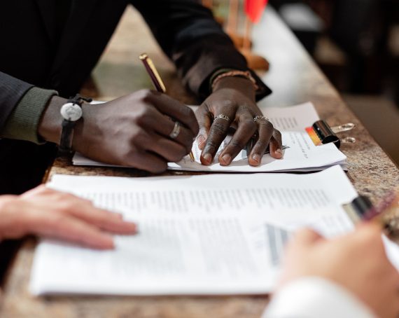 signing corporate legal documents